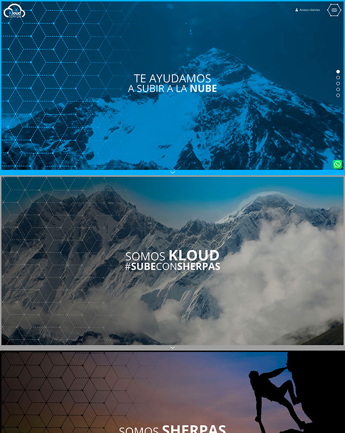 Pagina Kloudsherpa